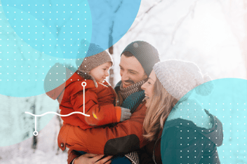 An image of a family celebrating T effective methodologies and outcome measures derived from accelerometer data in COPD research.