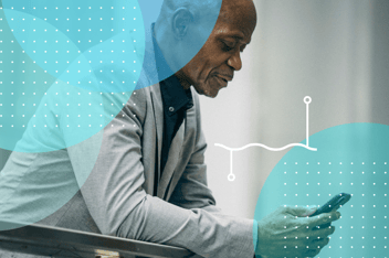 A doctor researching Peripheral Biomarkers