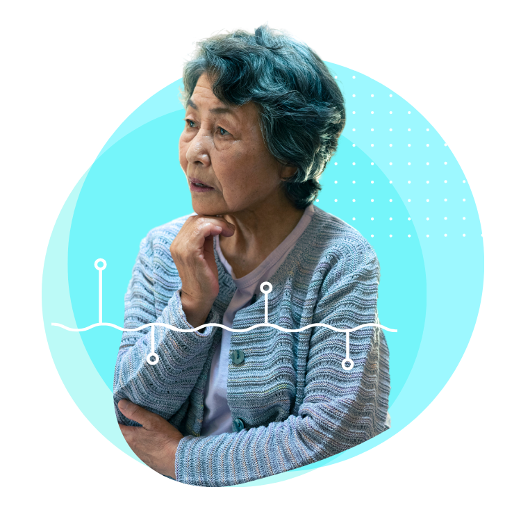 Woman Using eCOA Device