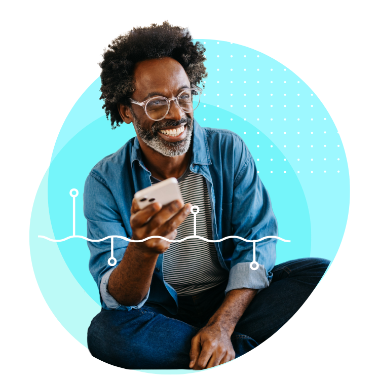 Man Using eCOA Device