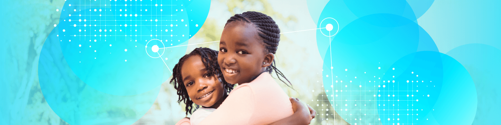 Children Hugging