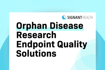 Orphan disease research endpoint quality solutions brochure