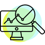 Icon representing data analytics