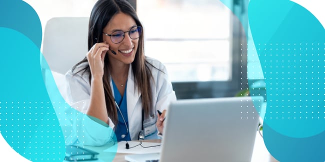A doctor researching Signant Health’s Rater Excellence Program.