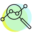 icon representing statistical analysis